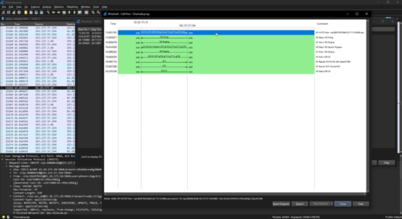 Voip wireshark FCCN Computing Unit