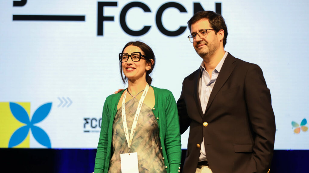 Salomé Branco, General Coordinator of FCCN and João Moreira, area director of FCCN